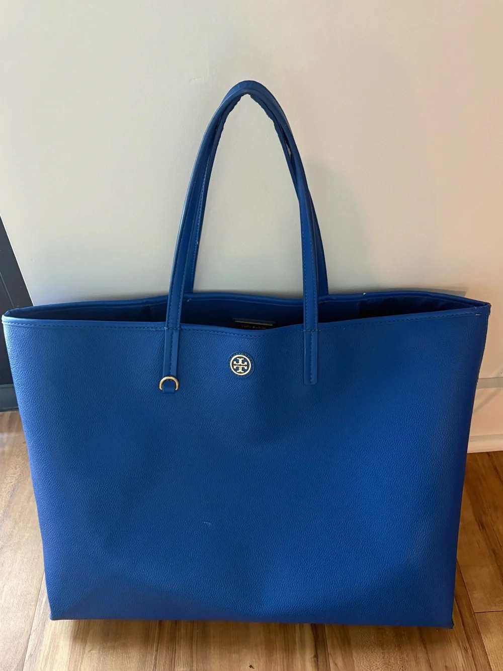 Tory Burch Royal Blue Leather Tote